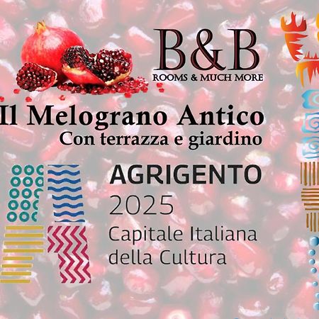 B&B Il Melograno Antico Con Terrazza E Giardino Agrigento Eksteriør billede