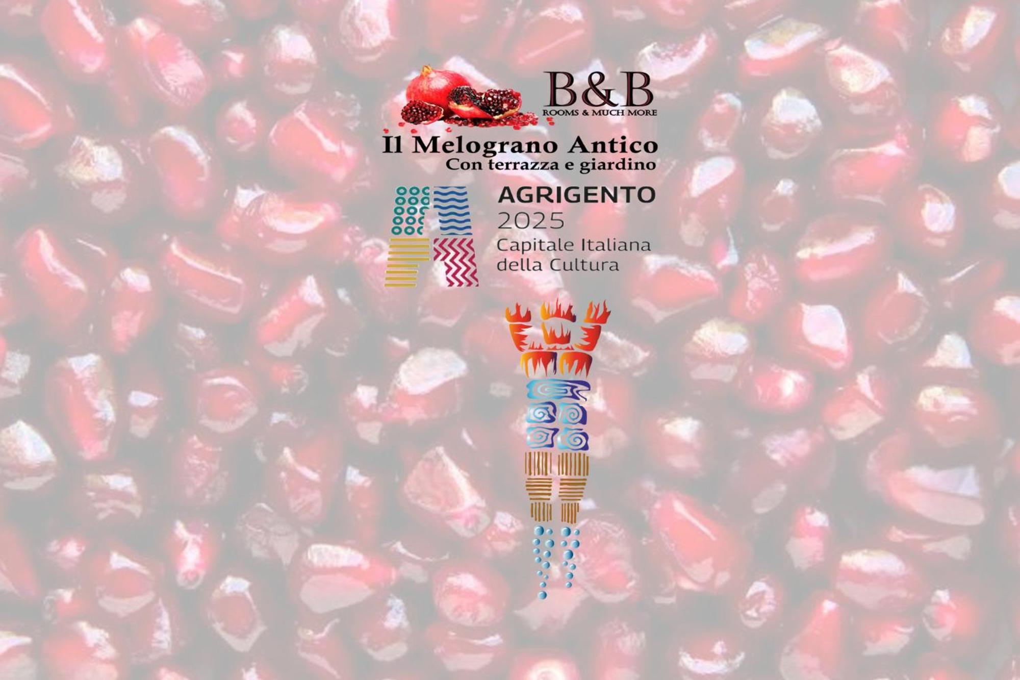 B&B Il Melograno Antico Con Terrazza E Giardino Agrigento Eksteriør billede