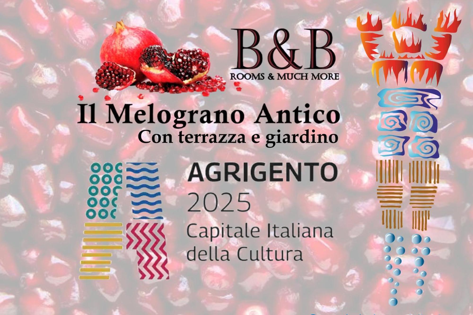 B&B Il Melograno Antico Con Terrazza E Giardino Agrigento Eksteriør billede