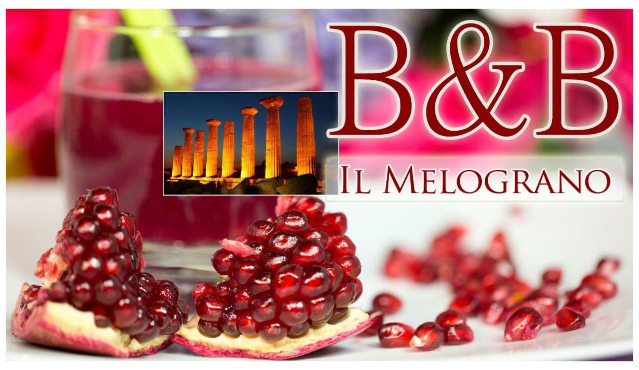 B&B Il Melograno Antico Con Terrazza E Giardino Agrigento Eksteriør billede